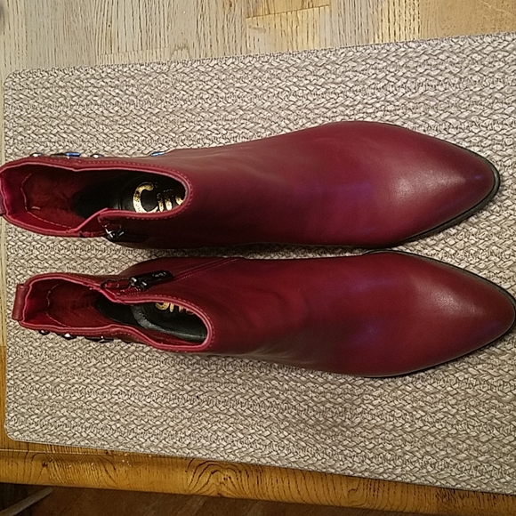 Circus by Sam Edelman Booties Size 7M NWOT Dark Cherry - Picture 6 of 8